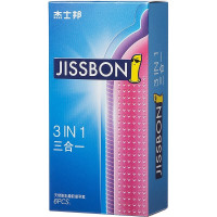 jissbon 杰士邦 螺纹三合一 安全套 6只