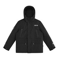 太平鸟 男士连帽鹅绒工装羽绒服 BYACB4G0189