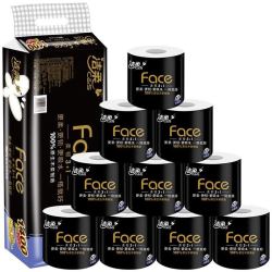 C&S 洁柔 黑Face 有芯卷纸 4层140克10卷