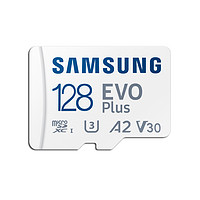 SAMSUNG 三星 MB-MC128KA Evo Plus MicroSD存储卡 128GB A2 U3