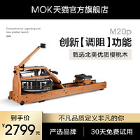 MOKFITNESSMOK(摩刻)-M20p划船机多档调节家用智能折叠水阻划船器器材