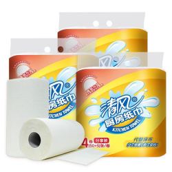 Breeze 清风 厨房卷纸 55节4卷