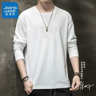 JEANSWEST 真维斯 春秋季纯棉长袖t恤打底衫