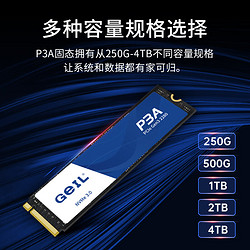 GeIL 金邦 P3A系列 NVMe M.2固态硬盘 1TB（PCIe3.0）