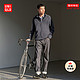 UNIQLO 优衣库 男装 休闲直筒牛仔裤 (原色产品 赤耳丹宁) 461582/457584