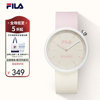 FILA 斐乐 手表女硅胶表带防水小众潮流时尚腕表FLM38-6283-002