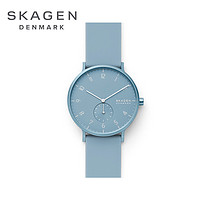 黑卡会员：SKAGEN 诗格恩 男女同款石英多彩情侣简约百搭网红41MM 小辣椒SKW6512