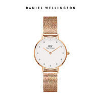 Daniel Wellington DW手表女士星辰水晶腕表圆形迷你小表盘石英表