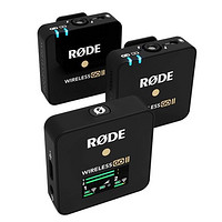 RØDE 罗德 RODE 罗德 Wireless GO II 专业录音麦克风一拖二官方标配