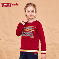 Levi's 李维斯 儿童加绒上衣 脚踏车红 110/52(4