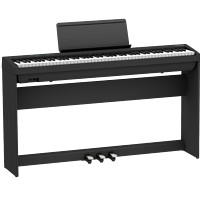 PLUS会员：Roland 罗兰 电钢琴 FP30X黑色主机+原装木架+三踏板