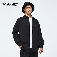 discovery expedition Discovery衬衫男2023春秋季户外休闲开衫衬衣上衣