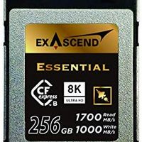 EXASCEND Essential 1TB CFexpress 卡类型 B ,高达 1,700MB/s,兼容佳能、尼康、松下和其他相机
