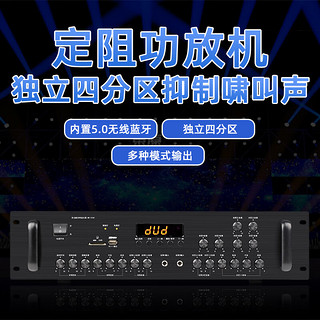 先科（SAST）先科 会议室音响套装组合家庭KTV背景音乐大型培训会议功放壁挂音箱AV-318/K5V*8/OK13