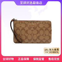 COACH 蔻驰 女士老花大号拉链手拿包 6648IME74