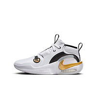 NIKE 耐克 Air Zoom Crossover 2 (GS) 大童篮球鞋 FB2689-100 白色/金属色/黑/浅色 35.5