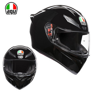 AGV 摩托车头盔 K1 男女四季机车赛车盔机车全覆式防护骑行全盔 K1  MONO-BLACK XL