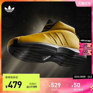 adidas 阿迪达斯 官方三叶草CRAZY 1男复刻版中帮专业篮球鞋GY3808