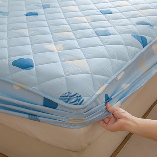 Dohia 多喜爱 全棉大豆纤维床垫保护垫床笠款卡通加厚床褥防滑垫家用垫子