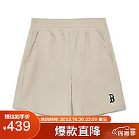 MLB 休闲刺绣纯色短裤3ASMB0233-43BGL-L