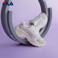 FILA 斐乐 鱼刺SOFIA老爹鞋女鞋厚底增高时尚休闲鞋复古反光运动鞋