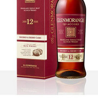 GLENMORANGIE 格兰杰 12年 单一麦芽 苏格兰威士忌 43%vol 1L 礼盒装