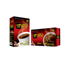 G7 COFFEE 中原咖啡 越南进口 中原G7美式萃取速溶纯黑咖啡 400g（2g*200包）