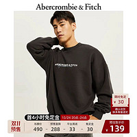 Abercrombie & Fitch AF男女同款 美式抓绒圆领卫衣 323140-1