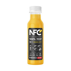 NONGFU SPRING 农夫山泉 NFC橙汁果汁饮料100%鲜果冷压榨 橙子冷压榨300ml*10瓶节庆版礼盒