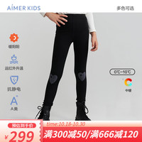 Aimer kids爱慕儿童甄选打底裤女孩爱心打底裤AK182D301 爱心 100
