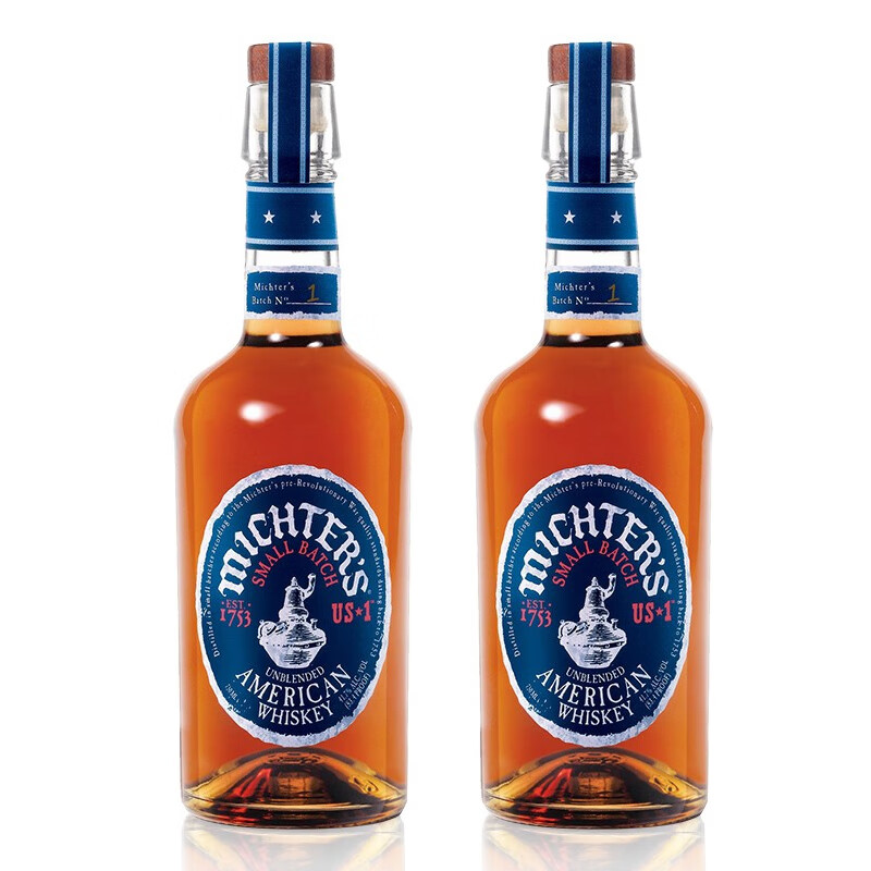 酩帝诗 Michter’s US1 美国威士忌700ml 洋酒 酩帝诗US1美国威士忌700ml*2瓶