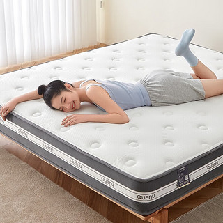 全友（QUANU）【】家居独袋弹簧床垫软硬双面可用双人睡眠床垫117003 舒睡款-独袋弹簧床垫厚21cm 1500*2000