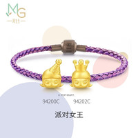 周生生 黄金转运珠泡泡玛特MOLLY派对女王足金串珠组合