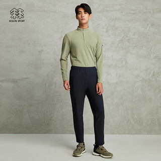 KOLON SPORT/可隆长裤 男子户外防泼水运动弹力修身版休闲裤子【】 LHLP3WN189-BK 黑 190/4XL