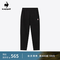 乐卡克（Le coq sportif）法国公鸡男款冬针织运动长裤 运动裤CB-4610234 黑色/BLK S