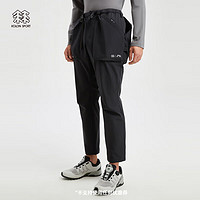 KOLON SPORT X COMFY联名可隆软壳长裤 男女同款户外专业版运动裤子 黑色BK 175/XL