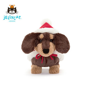 Jellycat 2023圣诞Winter Warmer奥托腊肠犬 毛绒玩具玩偶公仔 Winter Warmer奥托腊肠犬 H15 X W7 CM