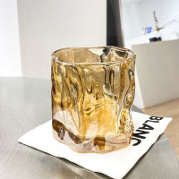仙莉丝 玻璃杯扭扭杯1个颜色随机250ml