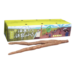 京百味 焦作温县 垆土铁棍山药1.5kg  盒长40公分 地标产品