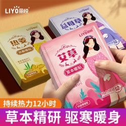 丽悦 暖宝宝贴大姨妈自发热贴宫暖驱寒保暖贴卡通可爱益母草艾草贴