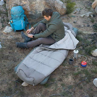 挪客（Naturehike）企鹅棉睡袋水洗棉大人成人冬季加厚户外露营装备 P400/广寒棕