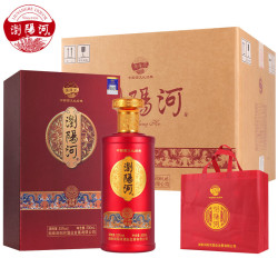 liuyangheliquor浏阳河浏阳河高度粮食白酒酱香型白酒53度龙腾铭酿500