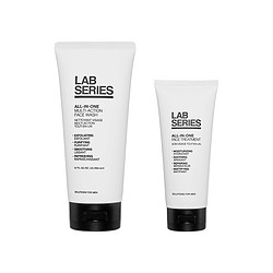 LAB SERIES 朗仕 男士多效保养乳液100ml+柔珠洁面乳200ml（10件赠品 锋范乳液20ml*3+焕亮保湿乳液20ml*3+洁面啫喱30ml*3+双肩包））10件