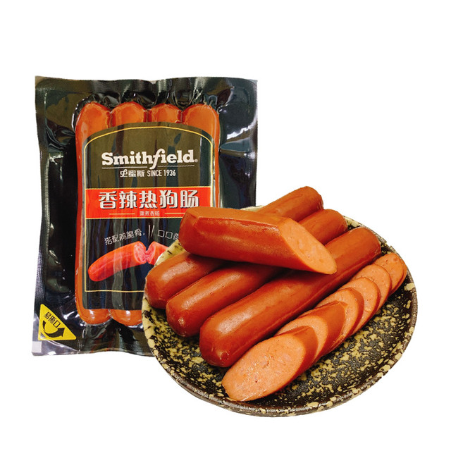 临期品：Smithfield 香辣热狗肠 160g*3袋
