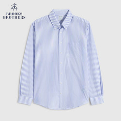 Brooks Brothers 布克兄弟 男士春秋新纯棉时尚潮流条纹休闲衬衫