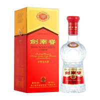 抖音超值购：剑南春 白酒水晶剑500ml×1瓶单瓶装浓香型52度白酒 宴会送礼商务