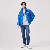 Levi's 李维斯 秋季男士亮面PU皮面包服