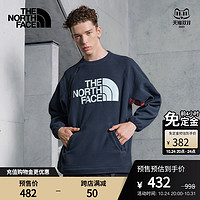 预TheNorthFace北面UE先锋设计男大LOGO抓绒卫衣新款7WBC