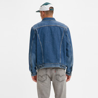 Levi's 李维斯 男士修身牛仔外套夹克潮流翻领百搭