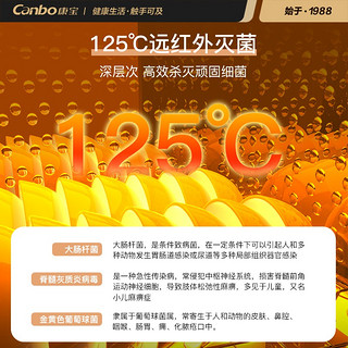 Canbo 康宝 消毒柜 桌面高温消毒柜家用小型 厨房餐具消毒柜台式茶杯碗筷消毒碗柜 台面壁挂两用柜